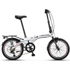 Ümit Folding 2036 20 Jant 6 Vites Katlanır Şehir / Tur Bisikleti Kırmızı