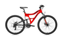 Bianchi Montana 26 Jant 21 Vites Çift Amortisörlü Dağ Bisikleti Kırmızı-Siyah