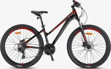 Kron XC 100 27.5 Jant 21 Vites Dağ Bisikleti Kırmızı-Siyah