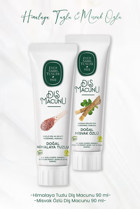Eyüp Sabri Tuncer Misvaklı Organik Florürsüz Diş Macunu 90 ml + Himalaya Tuzlu Diş Macunu 90 ml