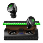 Plextone 4Free Android & iOS Uyumlu Su Geçirmez 5.0 Silikonlu Oyuncu Kablosuz Kulak İçi Bluetooth Kulaklık Siyah-Yeşil
