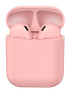 Favors i12 5.0 Silikonsuz Kablosuz Kulak İçi Bluetooth Kulaklık Pembe