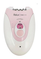 Relux Pure Care Genital Bölge Tüm Vücut Koltuk Altı Bacak İçin 38 Cımbızlı Tek Başlıklı Kablosuz Işıklı Kuru Epilasyon Aleti Beyaz-Pembe