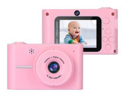 Vkemall Mini Full HD 20 MP Kompakt Çocuk Dijital Fotoğraf Makinesi Pembe
