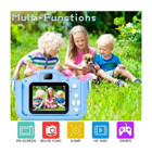 Vothoon Full HD Kopmakt Çocuk Dijital Fotoğraf Makinesi Mavi