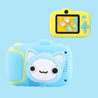 Tuomeng Mini Full HD Kompakt Çocuk Dijital Fotoğraf Makinesi 2 inç Mavi