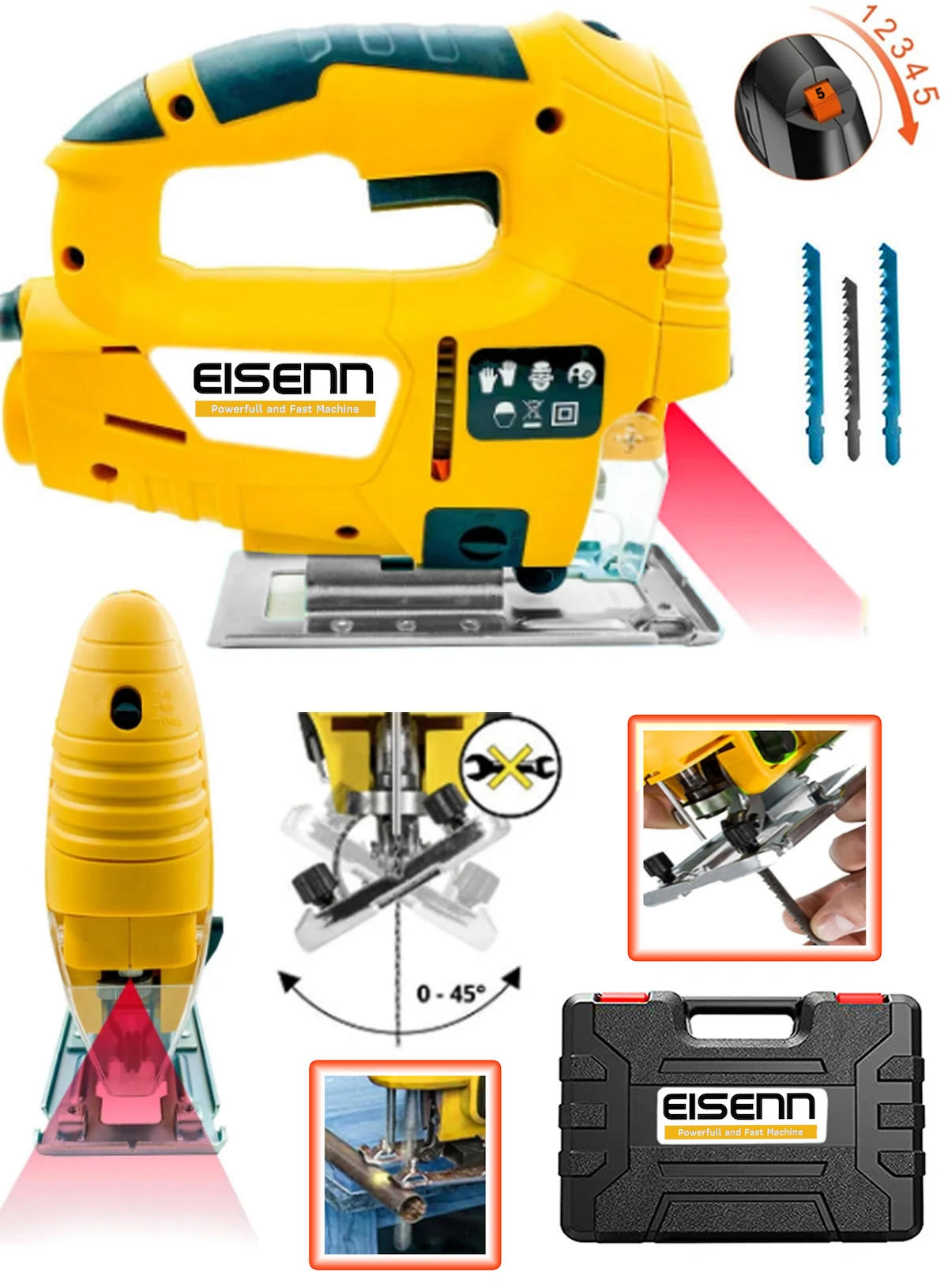 Eisenn JDT-9000 3200 W Aküsüz Kablolu Dekupaj Testere