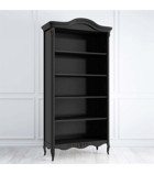 Belmino Mobilya Darien Country 5 Bölmeli 5 Raflı Ahşap 220x150x45 cm Siyah Kitaplık