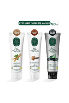 Eyüp Sabri Tuncer Misvak Karbonlu Organik Florürsüz Diş Macunu 90 ml + Karanfilli Diş Macunu 90 ml + Bambu Diş Macunu 90 ml