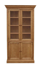 Belmino Mobilya Payle Country 4 Bölmeli 4 Raflı Ahşap 220x150x45 cm Tori Kitaplık