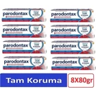 Parodontax Tam Koruma Naneli Florürlü Diş Macunu 8x80 ml