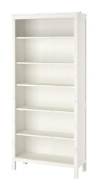 IKEA Masif 6 Bölmeli 6 Raflı Suntalam 197x90x37 cm Çam Kitaplık