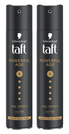 Schwarzkopf Powerful Age No:5 Dolgunlaştırıcı/Hacim Keratinli Yüksek Saç Spreyi 2x250 ml