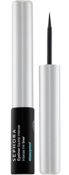 Sephora Intense Ink Lıner Matte Suya Dayanıklı Parlak Siyah Kalıcı İnce Uçlu Fırça Likit Eyeliner