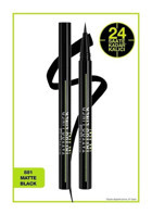 Maybelline New York Tattoo Liner Ink Suya Dayanıklı Mat Siyah Kalıcı İnce Uçlu Keçe Kalem Eyeliner