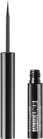 Maybelline New York Tattoo Liner 710 Suya Dayanıklı Mat Siyah Kalıcı İnce Uçlu Fırça Likit Eyeliner
