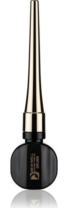 New Well Shiny Suya Dayanıklı Mat Siyah Kalıcı İnce Uçlu Fırça Likit Eyeliner