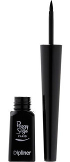 Peggy Sage Mürekkepli Suya Dayanıklı Mat Siyah Kalıcı İnce Uçlu Fırça Likit Eyeliner