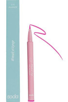 Soda Eye Marker 108 Suya Dayanıklı Mat Pembe Kalıcı İnce Uçlu Keçe Kalem Eyeliner