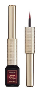 L'oréal Paris Signature Matte Suya Dayanıklı Mat Kırmızı Kalıcı İnce Uçlu Fırça Likit Eyeliner