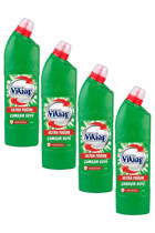Viking Ultra Yoğun Ada Kokulu Banyo-Mutfak İçin Konsantre Jel Çamaşır Suyu 4x764 ml
