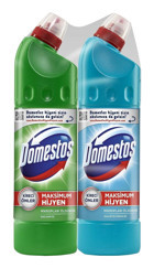 Domestos Dağ Esintisi ve Okaliptus Banyo-Mutfak İçin Konsantre Jel Çamaşır Suyu 2x810 ml
