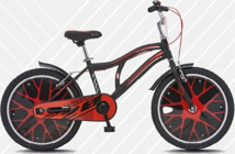 Salcano Badboy 20 Jant 5+ Yaş Kırmızı-Siyah Çocuk Bisikleti