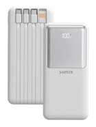 Sunix PB-50 20000 mAh Hızlı Şarj Dijital Göstergeli Type C Çoklu Bağlantı Powerbank Beyaz