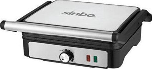 Sinbo SSM-2590 6 Dilim Teflon Çıkartılabilir Plaka Çift Taraflı Gri Izgaralı Tost Makinesi