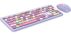 Microcase Mofii 666 Mor Kablosuz Klavye Mouse Seti