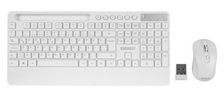 Everest Km-9676 Sessiz Beyaz Kablosuz Klavye Mouse Seti