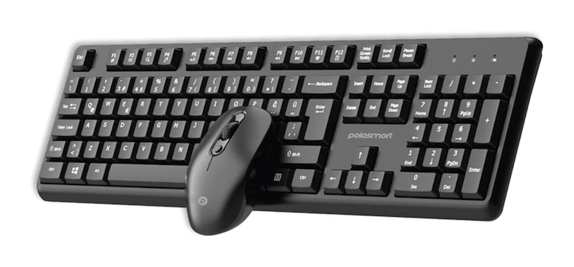 Polosmart Psk11 Siyah Kablosuz Klavye Mouse Seti