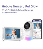 Hubble Nursery Pal Glow Gece Görüşlü Dijital 5 İnç Ekranlı Full HD Bebek Kamerası