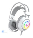 Rampage RM-K19 Plus USB Mikrofonlu Kablolu Kulak Üstü Kulaklık Beyaz