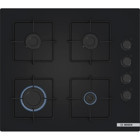 Bosch POP6C6P30O Doğalgazlı Cam 4 Gözlü Siyah Ankastre Ocak