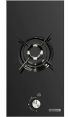 Luxell C3-10wf Doğalgazlı Cam 1 Gözlü Siyah Ankastre Ocak