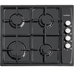 Luxell Lx-420F Doğalgazlı Emaye 4 Gözlü Siyah Set Üstü Ocak