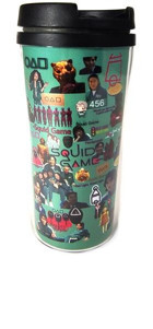 Modaroma Squid Game Kolaj Plastik 280 ml Outdoor Bardak Termos Çok Renkli