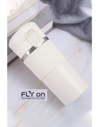 Flyon Look Paslanmaz Çelik 400 ml Outdoor Matara Termos Beyaz