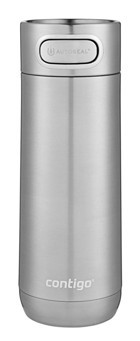 Contigo Luxe 2115522 Paslanmaz Çelik 470 ml Outdoor Matara Termos Gümüş