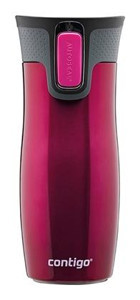Contigo Westloop Paslanmaz Çelik 470 ml Outdoor Matara Termos Bordo