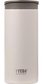 Tyeso Flat Paslanmaz Çelik 360 ml Outdoor Matara Termos Beyaz