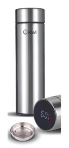 Kiwi Kt-8682 Paslanmaz Çelik 500 ml Outdoor Matara Termos Gümüş