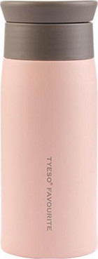 Tyeso Grace Paslanmaz Çelik 350 ml Outdoor Matara Termos Pembe