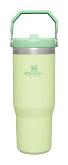 Stanley Aerolight Iceflow Straw Paslanmaz Çelik 890 ml Pipetli Outdoor Bardak Termos Sarı-Yeşil