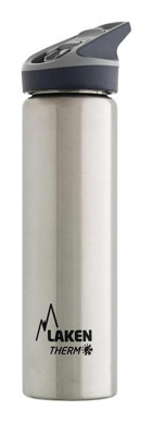 Laken Jannu Çelik 750 ml Outdoor Matara Termos Gümüş