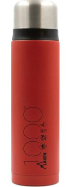 Laken LK18100R Paslanmaz Çelik 1 lt Outdoor Matara Termos Kırmızı