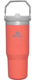 Stanley The Iceflow Flip Straw Paslanmaz Çelik 890 ml Pipetli Outdoor Bardak Termos Turuncu