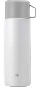 Zwilling Thermo Paslanmaz Çelik 1 lt Outdoor Matara Termos Beyaz-Gri