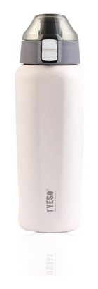 Tyeso Square Paslanmaz Çelik 600 ml Outdoor Matara Termos Beyaz